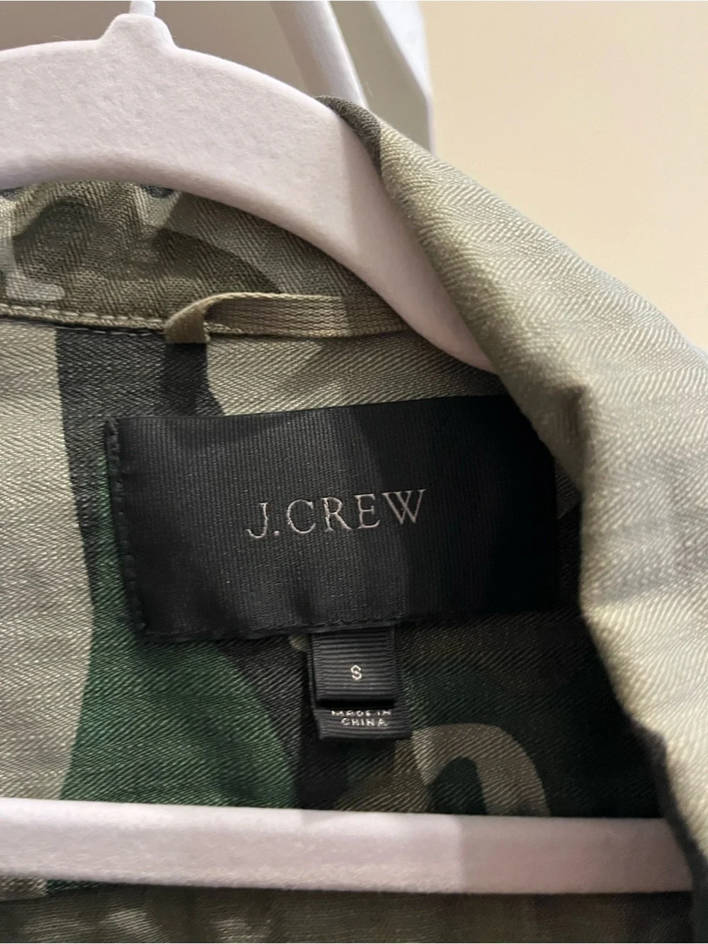 Women’s J Crew Camo Jacket